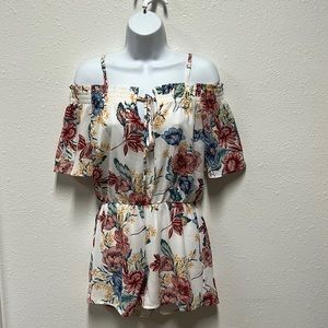LOVE J Floral romper